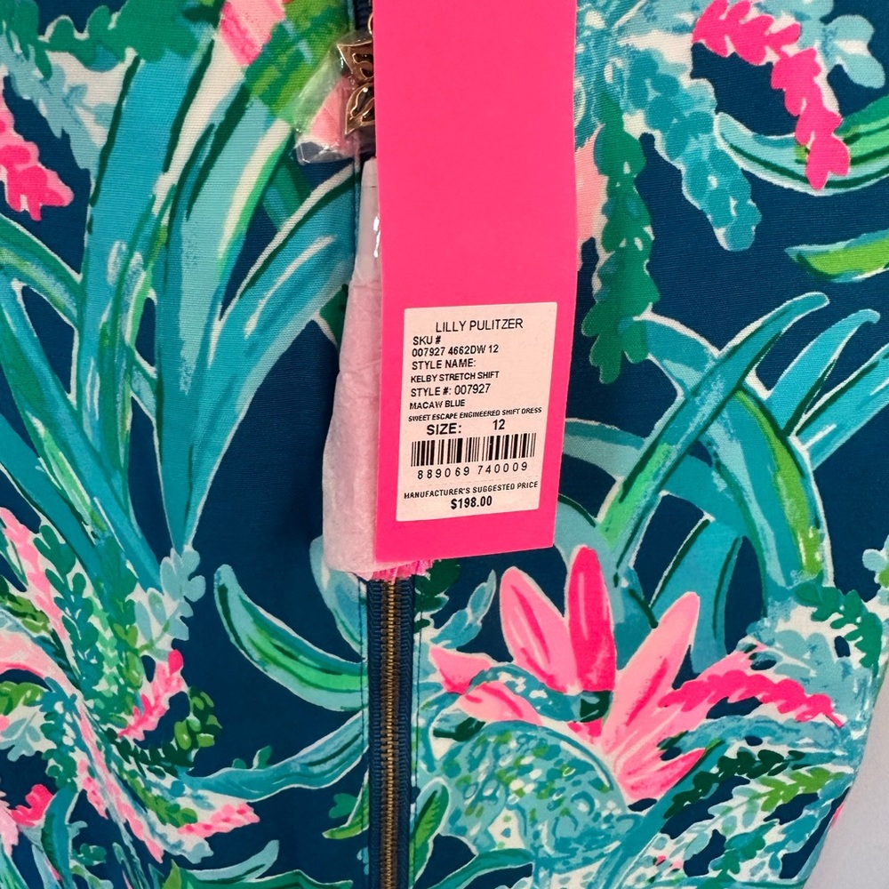 NWT Lilly Pulitzer dress. Style Kelby shift dress - size 12 - Picture 4 of 4